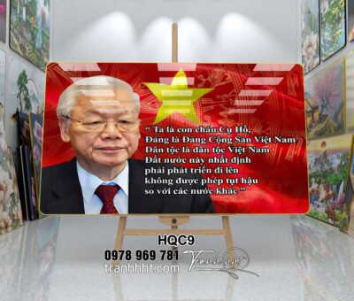 Tranh Bác Hồ Bác Giáp Bác Trọng HQC9
