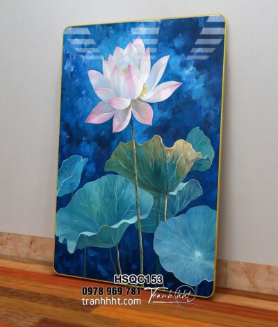 Tranh Hoa Sen Cá Chép HSQC153