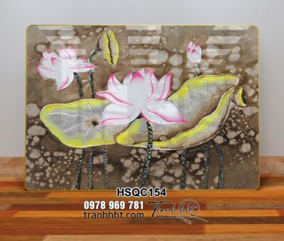 Tranh Hoa Sen Cá Chép HSQC154