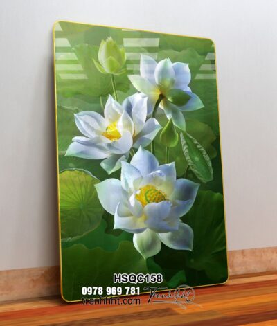 Tranh Hoa Sen Cá Chép HSQC158