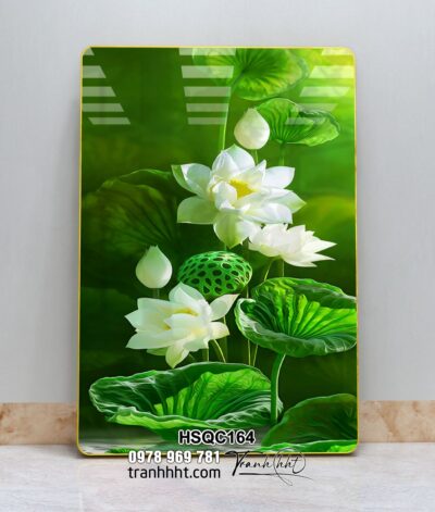Tranh Hoa Sen Cá Chép HSQC164