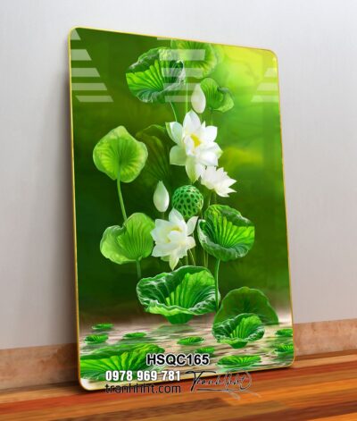 Tranh Hoa Sen Cá Chép HSQC165