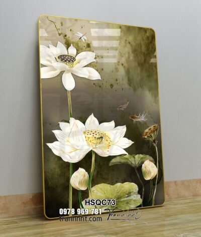 Tranh Hoa Sen Cá Chép HSQC73