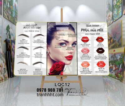 Tranh Phun Xăm Làm Đẹp LQC12