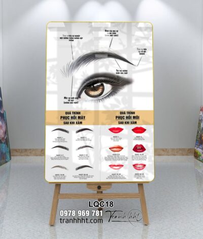 Tranh Phun Xăm Làm Đẹp LQC18