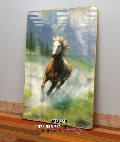 Tranh Ngựa Bát Mã MQC11