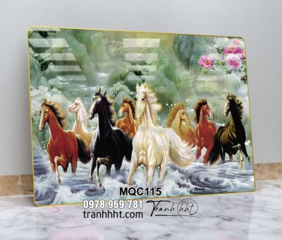 Tranh Ngựa Bát Mã MQC115