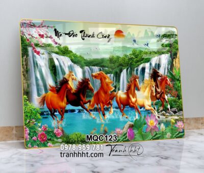Tranh Ngựa Bát Mã MQC123