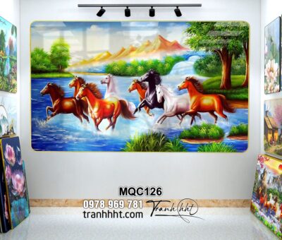 Tranh Ngựa Bát Mã MQC126