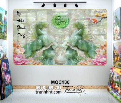 Tranh Ngựa Bát Mã MQC130