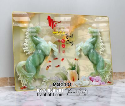 Tranh Ngựa Bát Mã MQC131