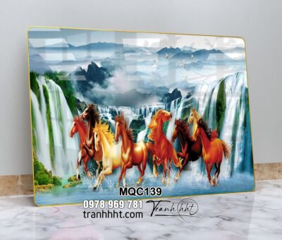 Tranh Ngựa Bát Mã MQC139