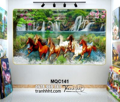Tranh Ngựa Bát Mã MQC141