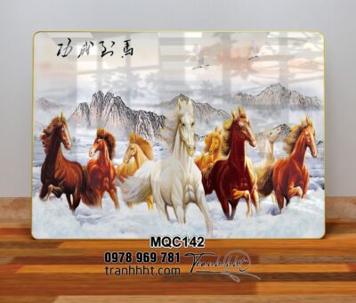 Tranh Ngựa Bát Mã MQC142