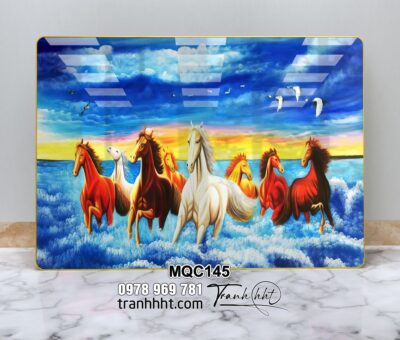 Tranh Ngựa Bát Mã MQC145