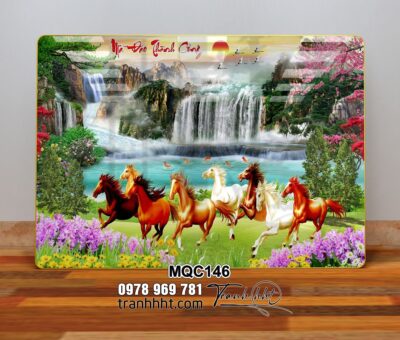 Tranh Ngựa Bát Mã MQC146