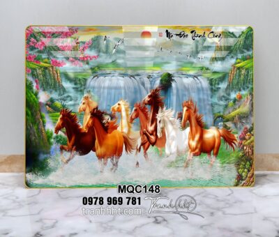 Tranh Ngựa Bát Mã MQC148