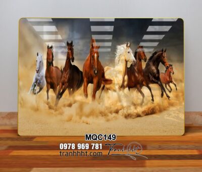 Tranh Ngựa Bát Mã MQC149