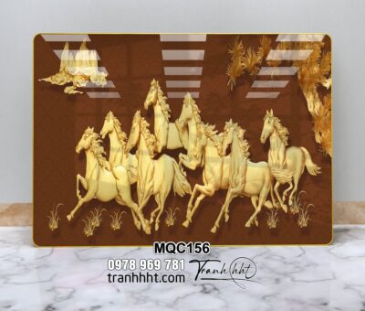 Tranh Ngựa Bát Mã MQC156
