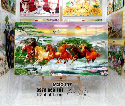 Tranh Ngựa Bát Mã MQC157