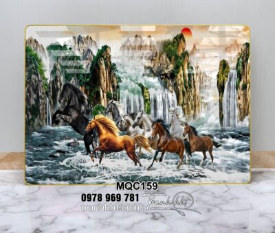 Tranh Ngựa Bát Mã MQC159