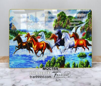 Tranh Ngựa Bát Mã MQC164