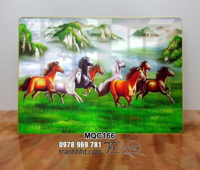 Tranh Ngựa Bát Mã MQC166