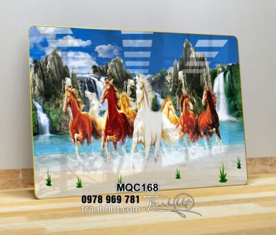 Tranh Ngựa Bát Mã MQC168
