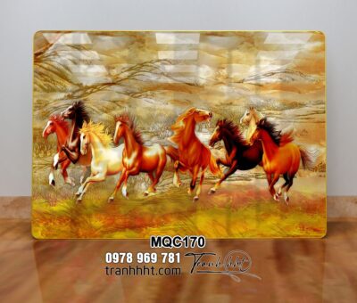 Tranh Ngựa Bát Mã MQC170