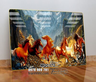 Tranh Ngựa Bát Mã MQC172