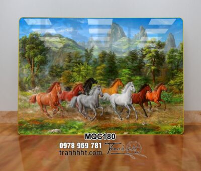 Tranh Ngựa Bát Mã MQC180
