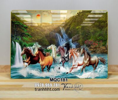 Tranh Ngựa Bát Mã MQC181
