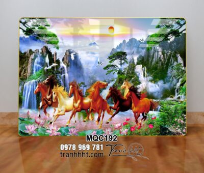Tranh Ngựa Bát Mã MQC192