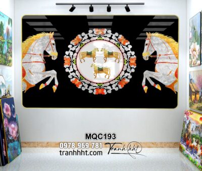 Tranh Ngựa Bát Mã MQC193