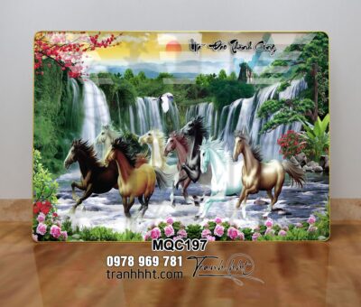Tranh Ngựa Bát Mã MQC197