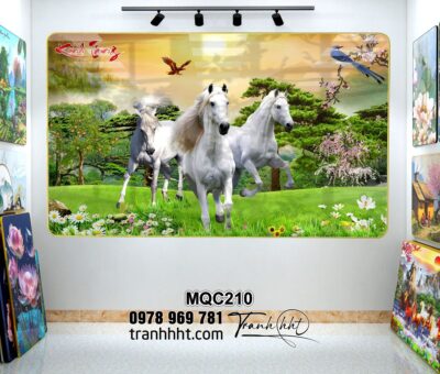 Tranh Ngựa Bát Mã MQC210