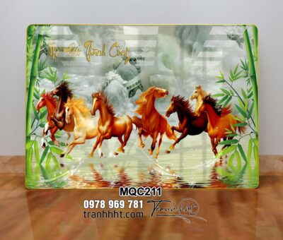 Tranh Ngựa Bát Mã MQC211