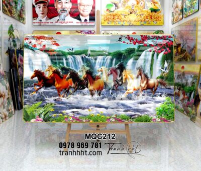 Tranh Ngựa Bát Mã MQC212