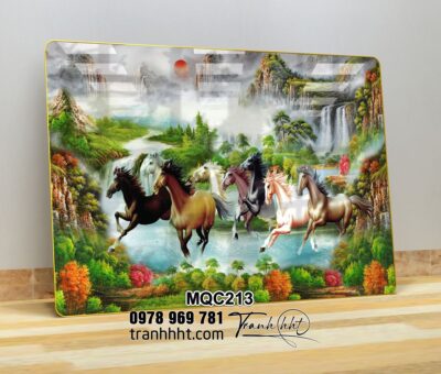 Tranh Ngựa Bát Mã MQC213