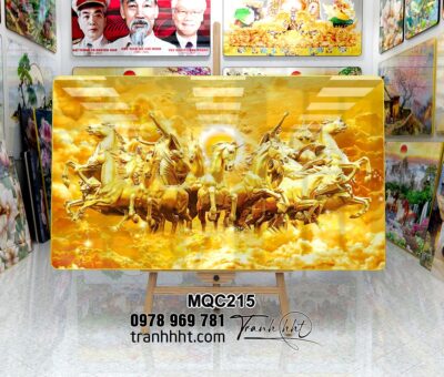 Tranh Ngựa Bát Mã MQC215