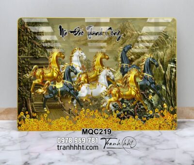 Tranh Ngựa Bát Mã MQC219