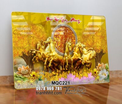 Tranh Ngựa Bát Mã MQC221