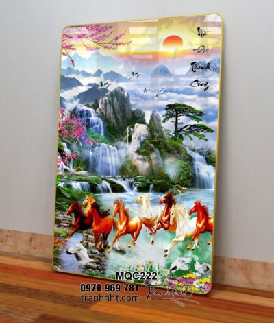 Tranh Ngựa Bát Mã MQC222