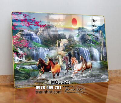 Tranh Ngựa Bát Mã MQC223