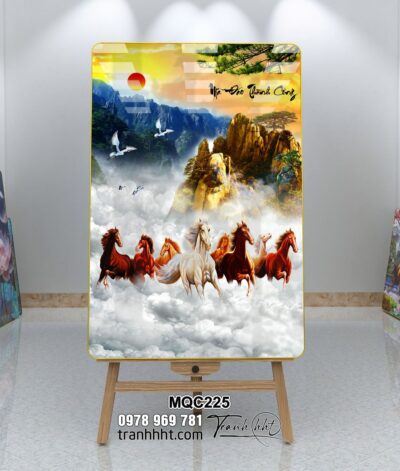 Tranh Ngựa Bát Mã MQC225