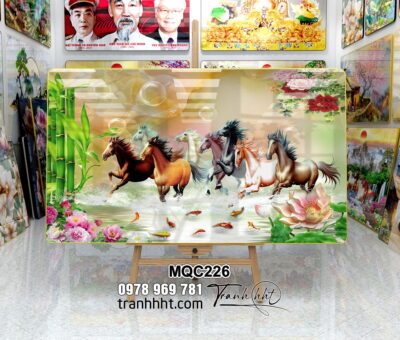 Tranh Ngựa Bát Mã MQC226