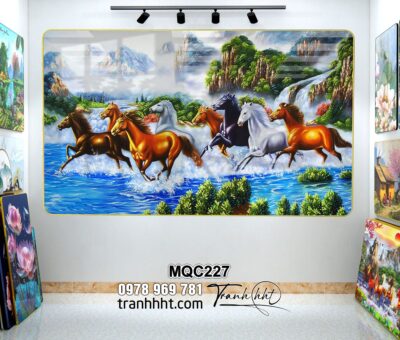 Tranh Ngựa Bát Mã MQC227