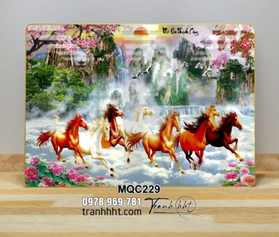 Tranh Ngựa Bát Mã MQC229