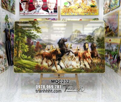Tranh Ngựa Bát Mã MQC232
