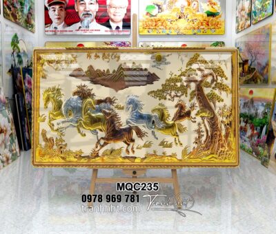 Tranh Ngựa Bát Mã MQC235